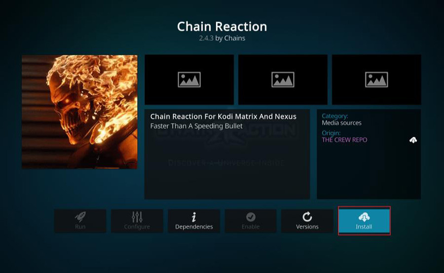 How to Install Chain Reaction Kodi Addon on FireStick